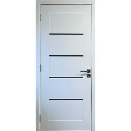 PARMA fehér színű üveges mdf beltéri ajtó (206* 90 cm) ajándék kilinccsel 